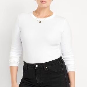 White Long Sleeve Top XXL